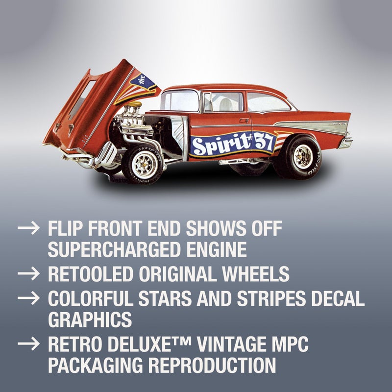 MPC 1957 Chevy Bel Air Spirit of 57" 1:25 Scale Model Kit - Image 3