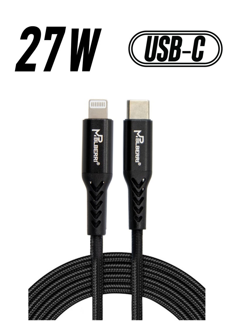 mpBLBERRI Type C - Lightning PD Cable 3M | mpBLBERRI BLB-U335  - Image 1