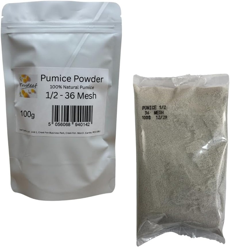100g Bag of Pumice PowderGranules Exfoliant FootBody Scrub 36 Mesh