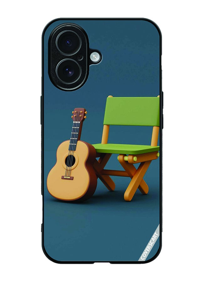 Protective Case Cover For Apple iPhone 17 Chair Guitar Design Multicolour