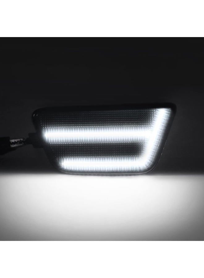 R&F Auto Smoked Lens LED Bumper Side Marker Light Replacement for Cruze 2011 2012 2013 2014 2015, for Cruze Limited 2016 Driver and Passenger Side Blinker Lamps Fender Turn Side Signal Lights - Image 2