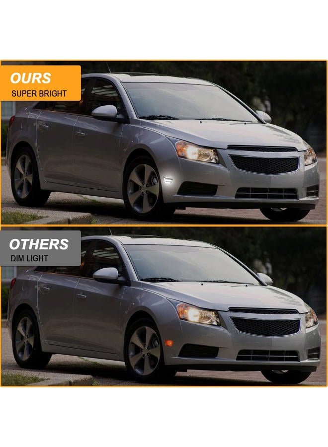 R&F Auto Smoked Lens LED Bumper Side Marker Light Replacement for Cruze 2011 2012 2013 2014 2015, for Cruze Limited 2016 Driver and Passenger Side Blinker Lamps Fender Turn Side Signal Lights - Image 3