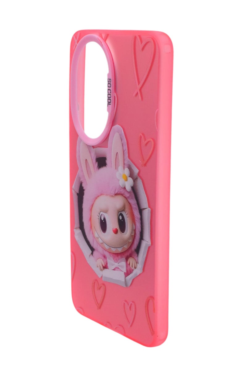 CFS TPU LABUBU Printed Back Cover Case For HONOR 200 - Pink - Image 3