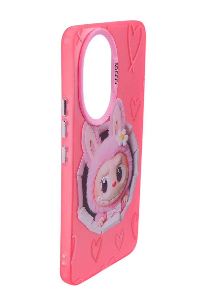 CFS TPU LABUBU Printed Back Cover Case For HONOR 200 - Pink - Image 2