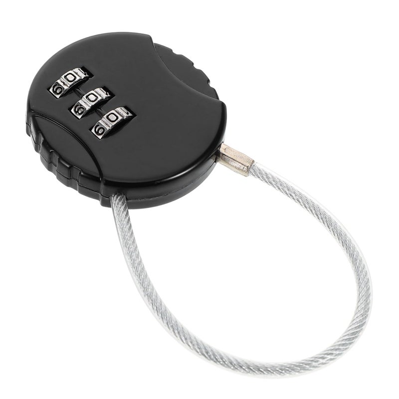 Heavy Duty Metal Combination Padlock Portable 3 Digit Resettable Code for Luggage Suitcase Backpack Gym Lockers - Image 2