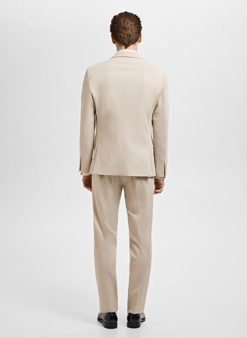 Mango Man Stretch Fabric Super Slim-Fit Suit Jacket  - Image 2