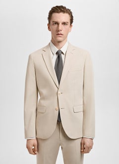 Mango Man Stretch Fabric Super Slim-Fit Suit Jacket  - Image 1