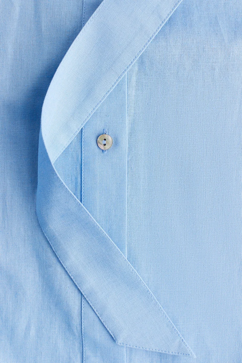 اتش اند ام Linen-blend shirt dress