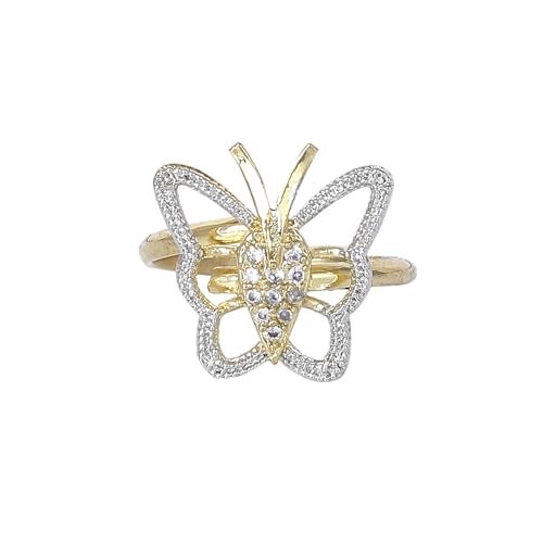 Estele Gehena Fashion Jewelry Combo of Pendant Set with Earrings, Bracelet & Ring for Women-Gold & Rhodium Plated Trendy & Exquisite American Diamond Combo of Necklace/Jewelry Set for Girls & Women - Image 2