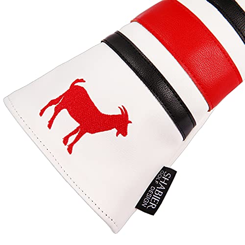 SHABIER Golf Sports Style Golf Wood Club Headcover Driver Cover for Taylormade M5 M6 Driver (White 23 Fairway Cover) - Image 4