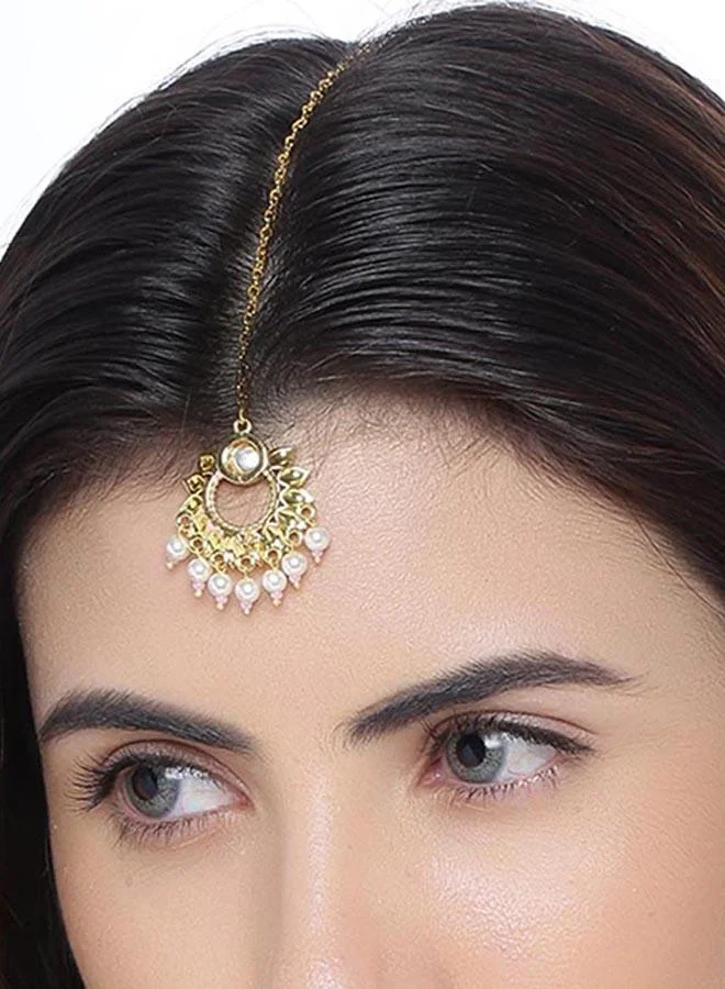 VOYLLA Manmayi Floral Maang Tika