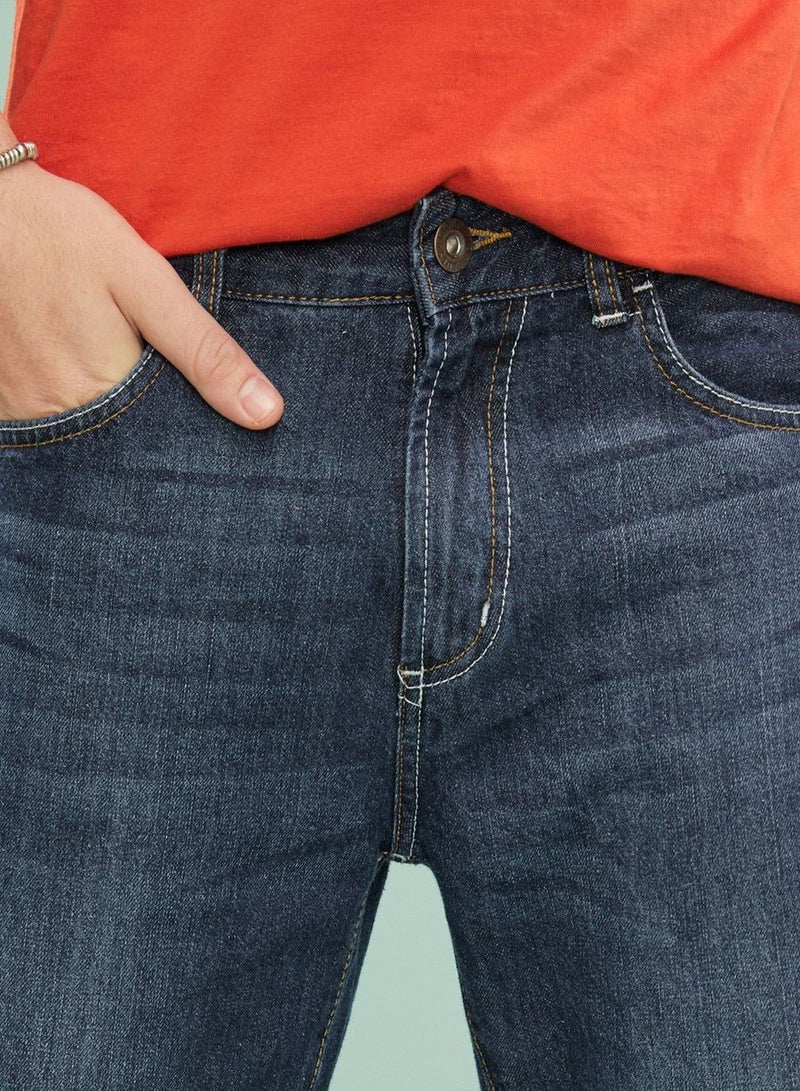 GIORDANO Men’s Skinny Tapered Stretch Denim - Image 4