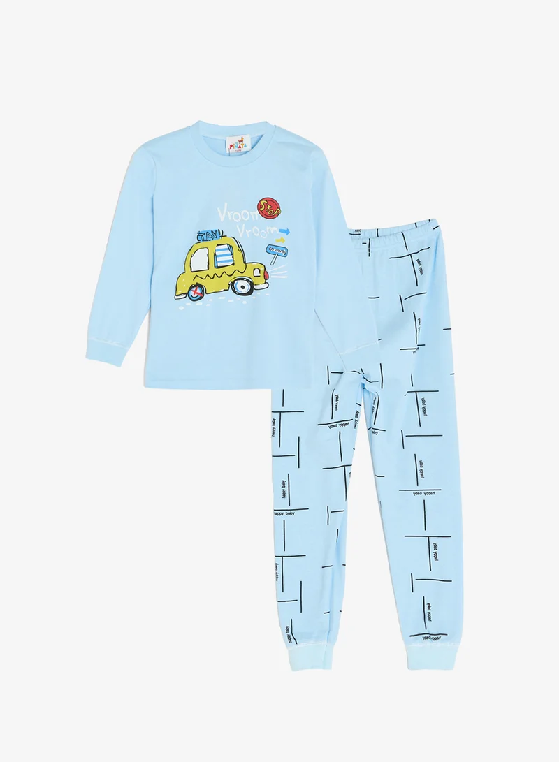 بنياتا بيجامة بأكمام طويلة