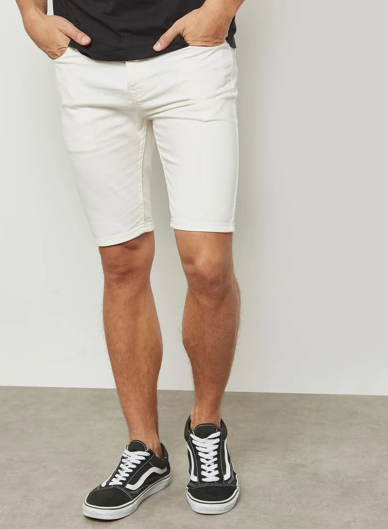 TOPMAN Skinny Fit Denim Shorts