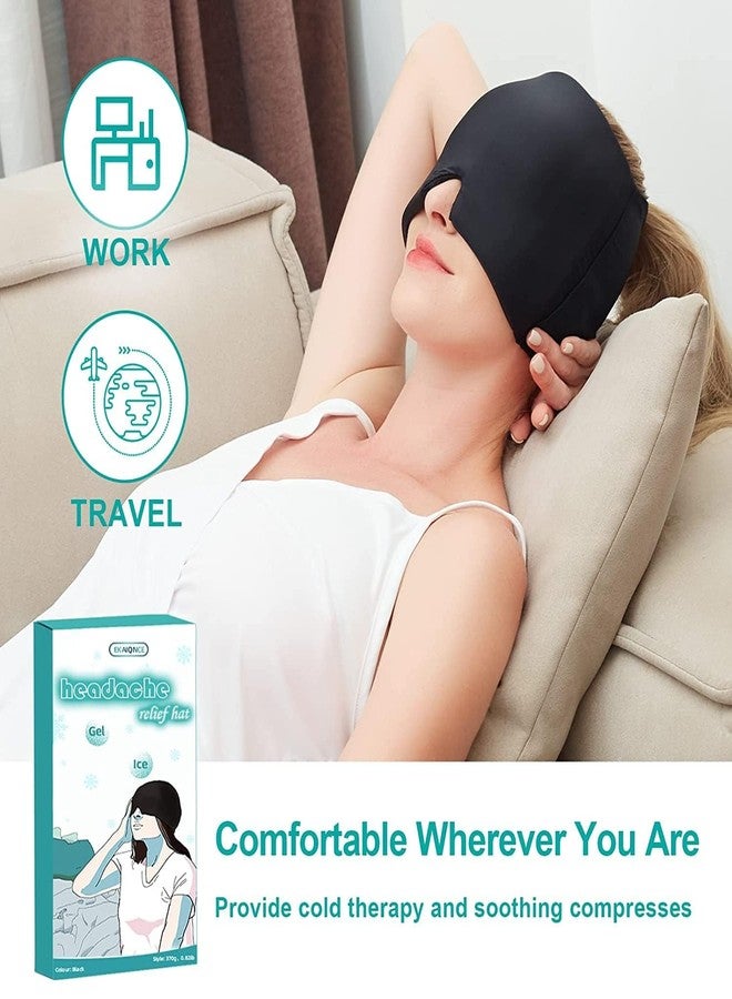 Finalize Migraine Relief Cap for Migraines, Headaches, Sinuses, Tension Relief Headache Relief Cap for Men & Women Hot and Cold Therapy Relaxing Thermax Migraine Cap, Migrane Relaxing Cap - Multi - Image 4