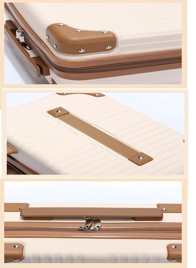 TRADY Makeup Travel Case, Hard Shell Cosmetic Organizer with Elastic Band, Portable Mini ABS Carrying Suitcase Waterproof, Bag for Toiletry, Lipstick, Eyeliner, Skin Care, - Image 5