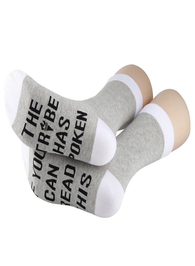 JXGZSO 2 Pairs Tv Show Inspired Merch Survivor Gift You Can Read This Tribe Spoken Socks Gift for fans (Tribe Spoken) - Image 4