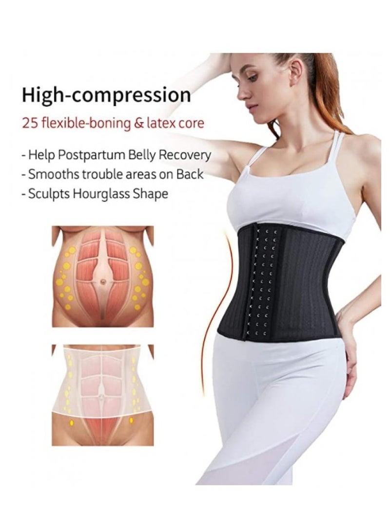 Alissa Waist Trainer Women 4 Hooks Latex Tummy Control Corset Body Shaper Cincher Girdle For Slimming Sport Large - Image 2