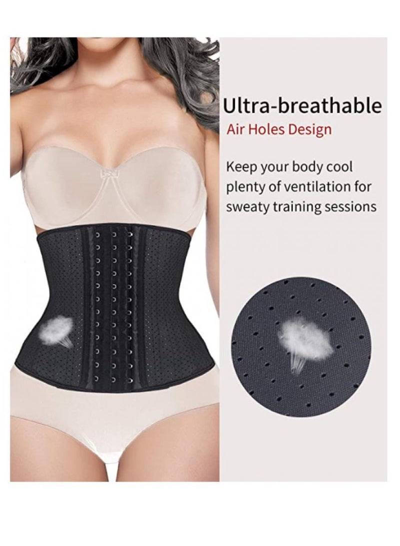 Alissa Waist Trainer Women 4 Hooks Latex Tummy Control Corset Body Shaper Cincher Girdle For Slimming Sport Large - Image 3