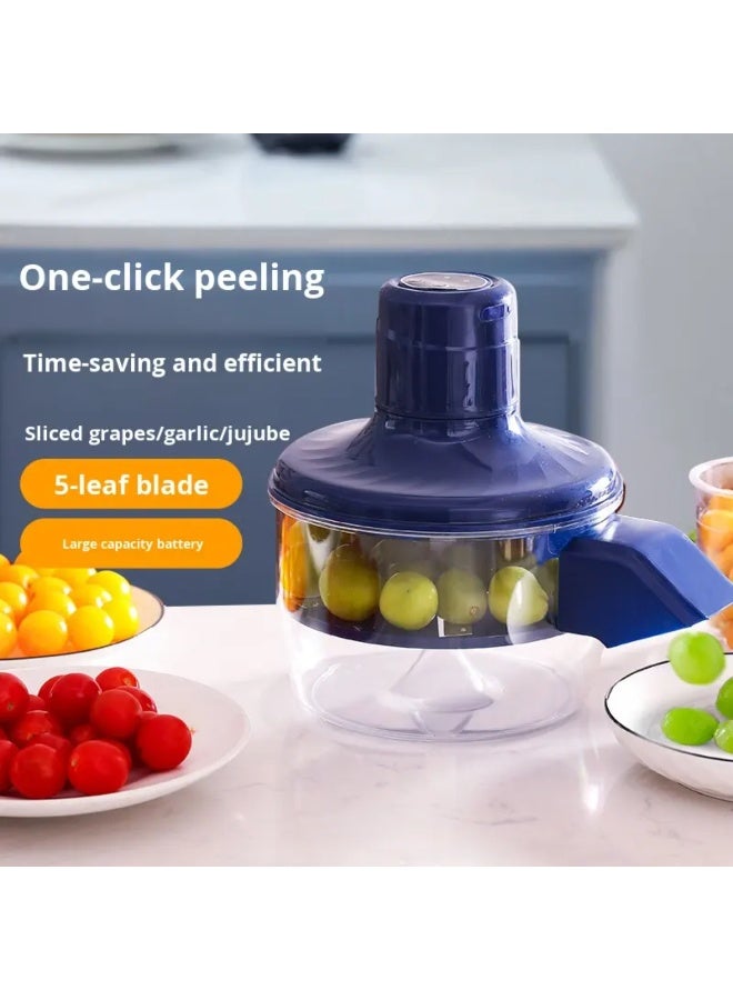 Tradeo Electric Peeling Machine | Automatic Rechargeable Garlic & Baby Fruit Peeler for Home Kitchen - Image 4