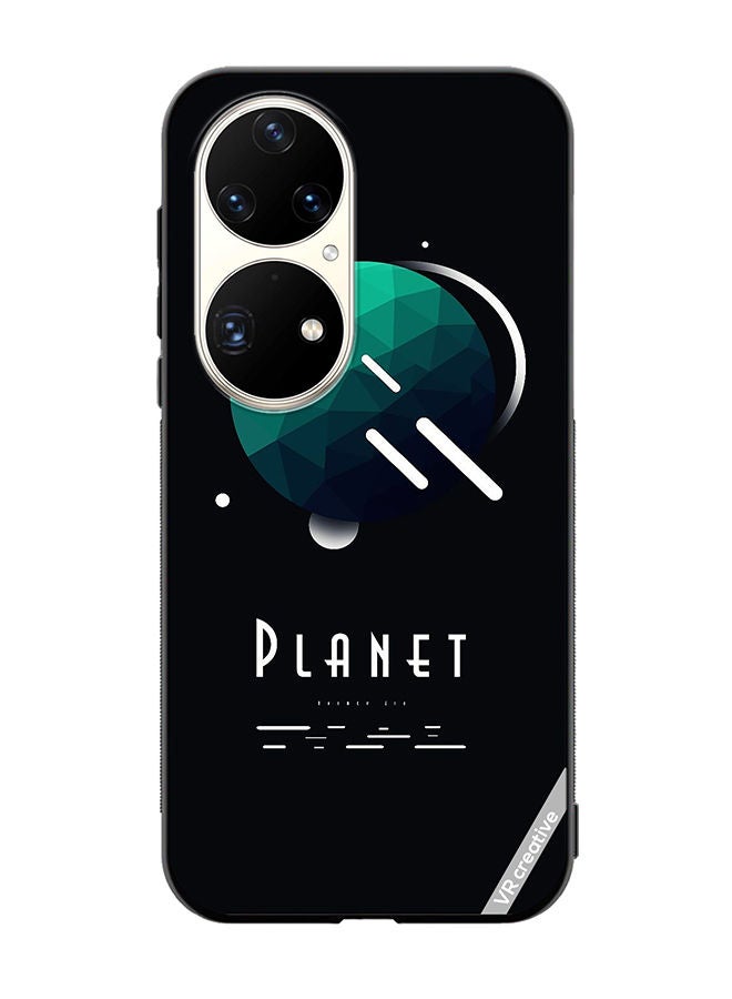 VR CREATIVE Protective Case Cover For Huawei P50 Pro Planet Design Multicolour - Image 1