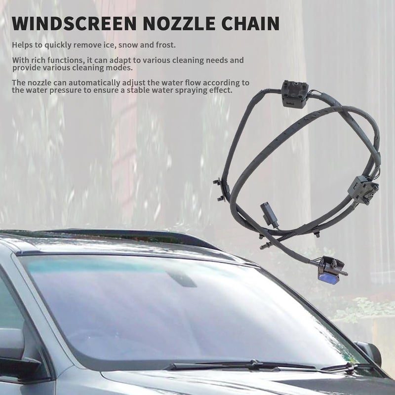 Windshield Washer Nozzle Array R/L 2007-2013 For BMW X5 E70 Replacement number # 61667275171 61664849540 4849540 7275171 - Image 3