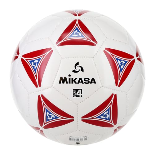 Mikasa Serious Soccer Ball RedWhite Size 4 - Image 3
