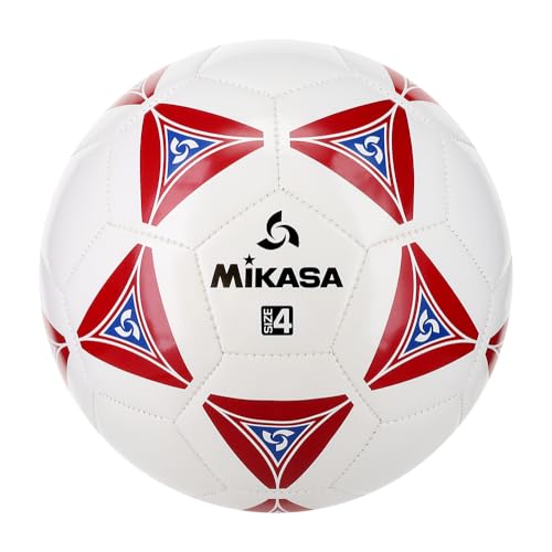 Mikasa Serious Soccer Ball RedWhite Size 4 - Image 1