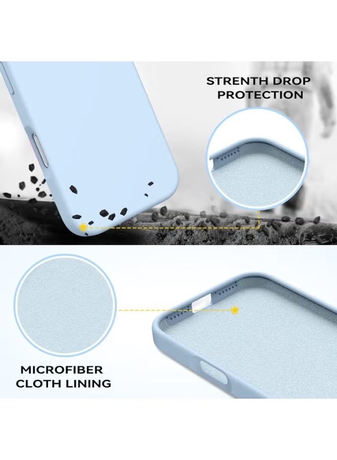 تايجر iPhone 17 Air Smooth Liquid Silicone Soft Cover with Microfiber Lining | Shockproof Protective Phone Case for iPhone 17 Air 6.5-inch | Slim, Lightweight Silicone Case with Anti-Scratch & Drop-Resistant Design | Comfortable Grip & Precise Cutouts - Image 4