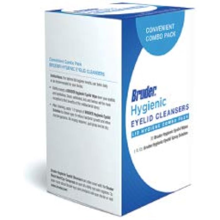 Bruder Hygienic Eyelid Cleansers Value Pack | Hygienic Eyelid Wipes & Eyelid Solution Spray | for Daily Eyelid and Lash Care - Image 2