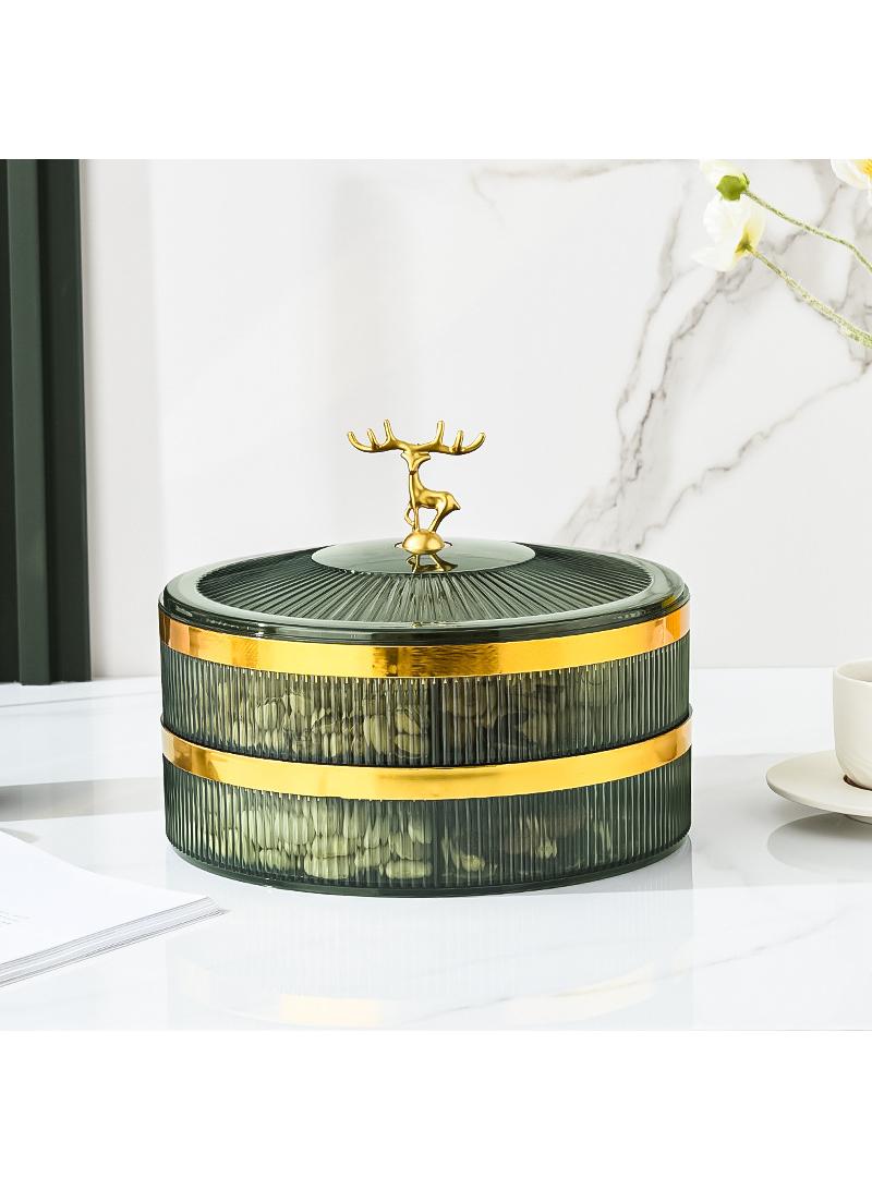 Y&D Household Living Room Coffee Table Fruit Candy Snacks Dried Fruit Storage Box - Image 1