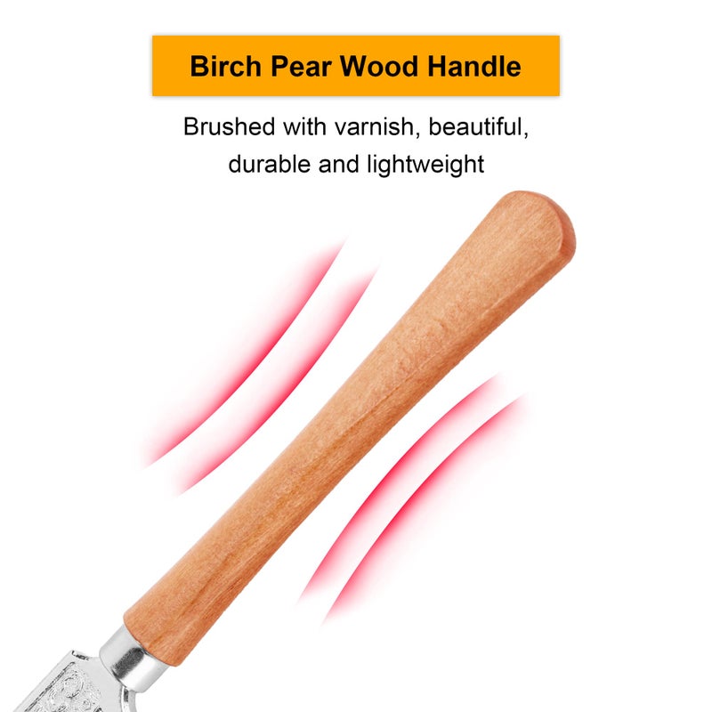 Ingco Glass Cutter, Wooden Handle Glass Cutter with 6pcs Wheels Blade, Professional Cutter - Pencil Shape & Design - Image 3
