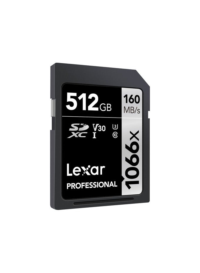 Lexar 512GB Professional 1066x UHS-I SDXC Memory Card (SILVER Series) 512 GB - Image 2
