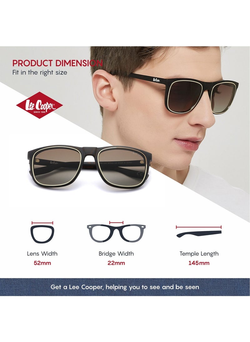 Lee Cooper - Men's Polarized Rimmed Sunglasses UV400 Protection - Image 1