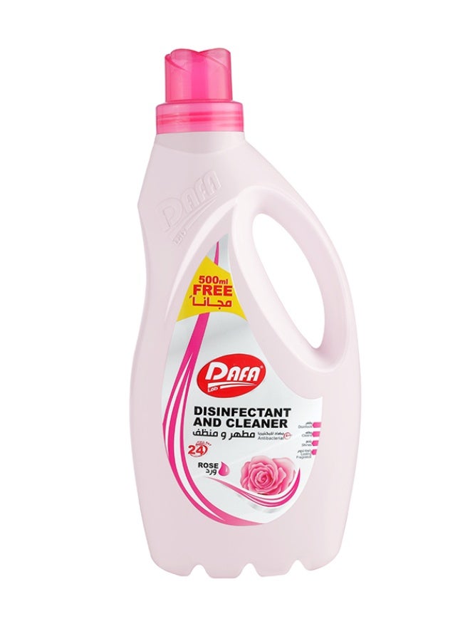دافا مطهر و منظف حجم ورد 2.5 لتر  500 مل مجانا