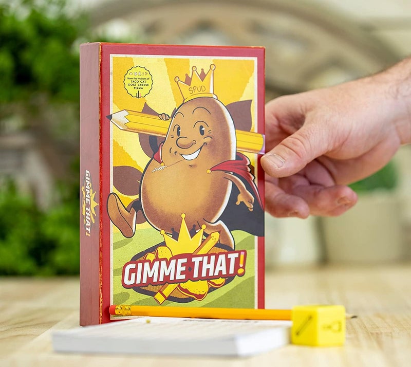 Dolphin Hat Games Gimme That! by The Creators of Taco Cat Goat Cheese Pizza, Family Party Game 3 to 8 Players, Ages 8+, 1 Minute to Learn and Ridiculously Fun to Play! - Image 3