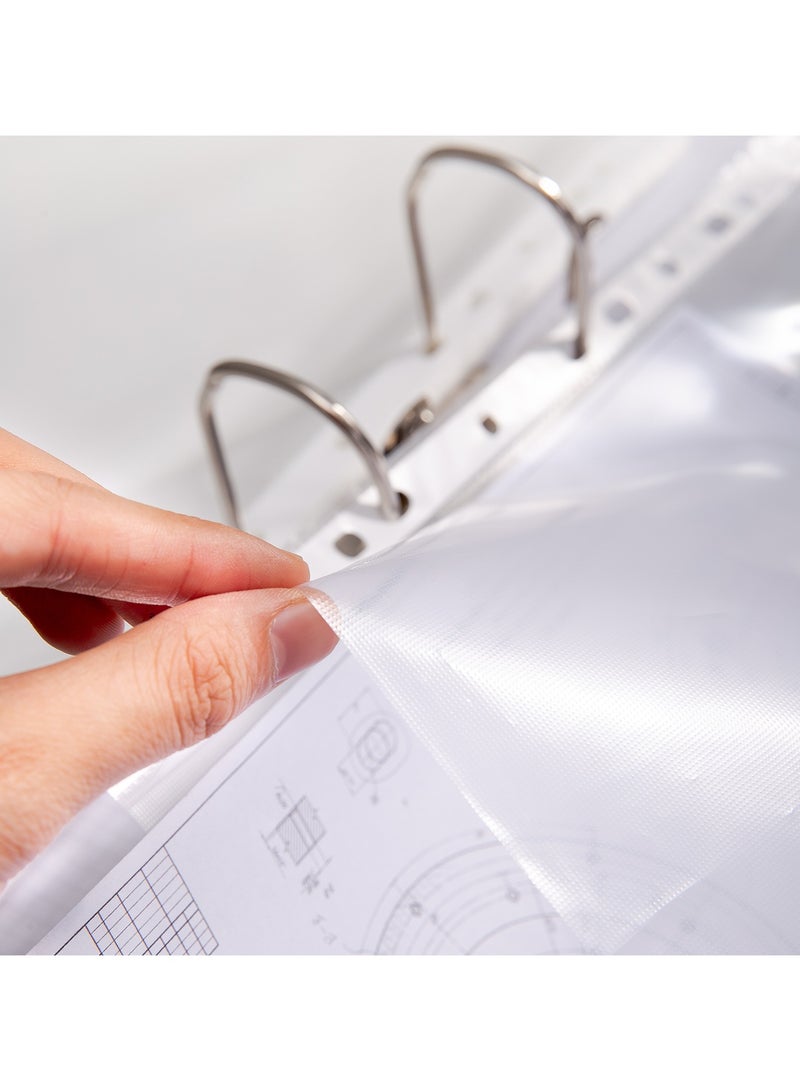 Deli E5716 A4 Document File, PP Material Transparent Folder with Secure Closure 鈥?Ideal for School & Office - Image 5