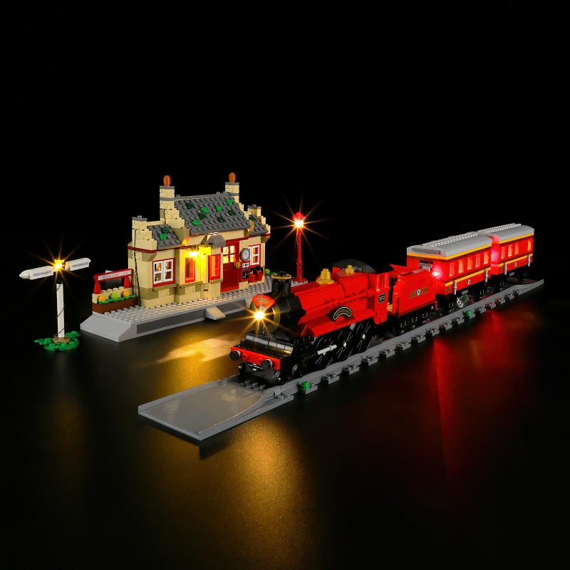 BRIKSMAX Led Lighting Kit for LEGO76423 Hogwarts Express Train Set with Hogsmeade Station Compatible with Lego Harry Potter Building Blocks Model Not Include Lego Set - Image 2