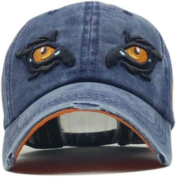 Handcuffs Unisex Adjustable Cap Eagle Eye Embroidery Hat Baseball Cap Sun Hats Sport Cotton Headwear Summer Caps (Blue) - Image 2