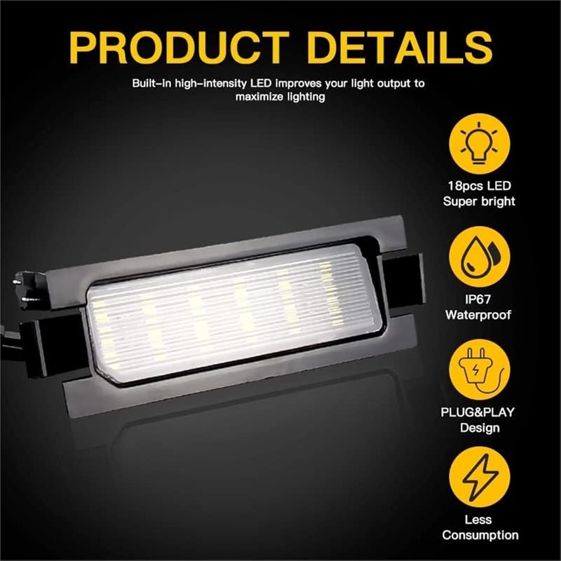 DEMULAX License Plate Light for Hyundai I30 - Image 3