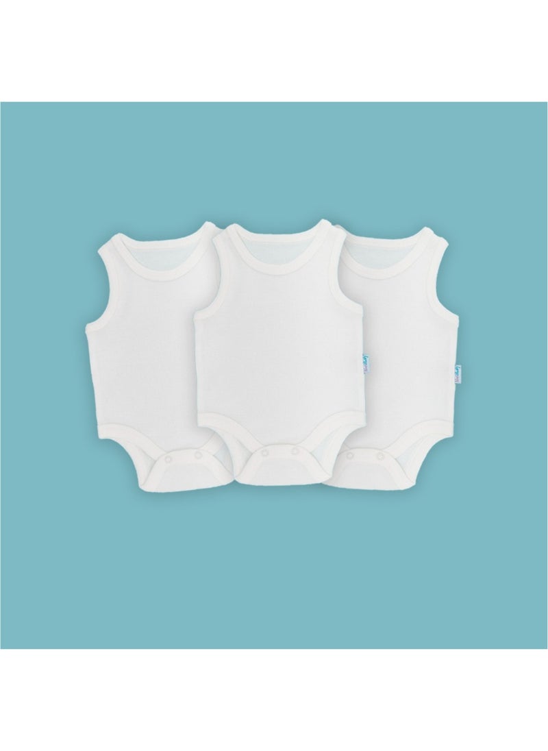 3-Piece Baby Undershirt Bodysuit with Snap Fasteners Ecru 100% Cotton Newborn - pzsku/Z008877539DE3B6A0BD18Z/45/_/1725789836/071f99ba-8314-4f0c-88e0-79d581a28bd9