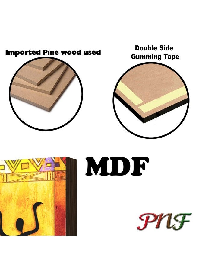 pnf Modern Abstract Art Set of 3 MDF Panel-0151-(MDF,Multicolour,18x12inch) - Image 4