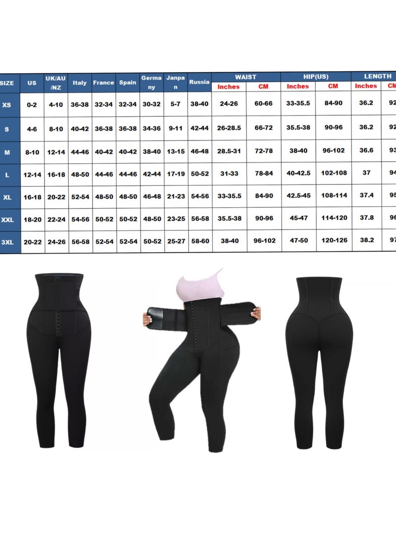 Generic - Leggings Hooks Corset With Belly Compression Belt - Image 1