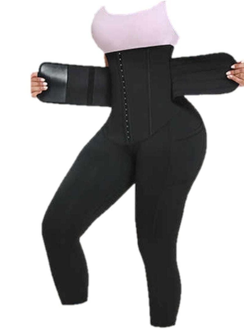 Generic - Leggings Hooks Corset With Belly Compression Belt - Image 1