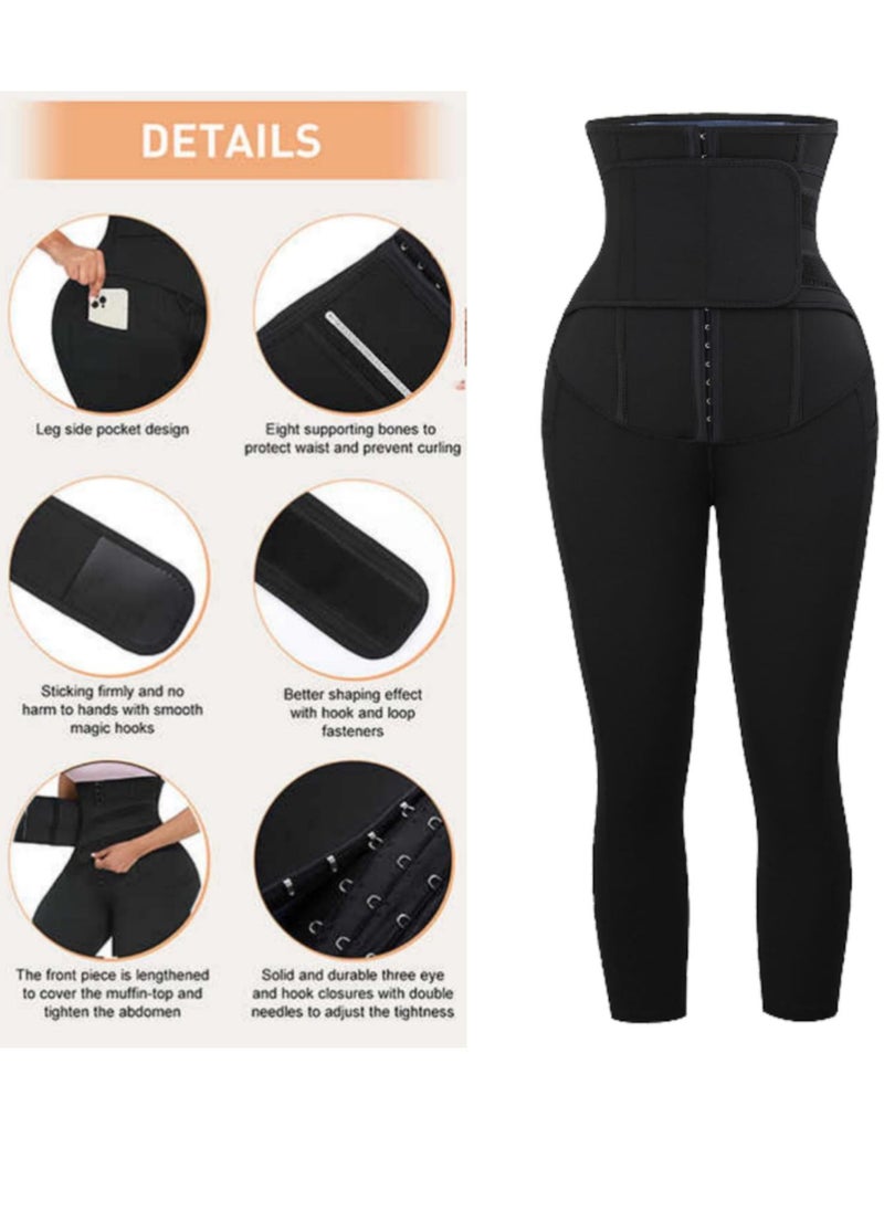 Generic - Leggings Hooks Corset With Belly Compression Belt - Image 1