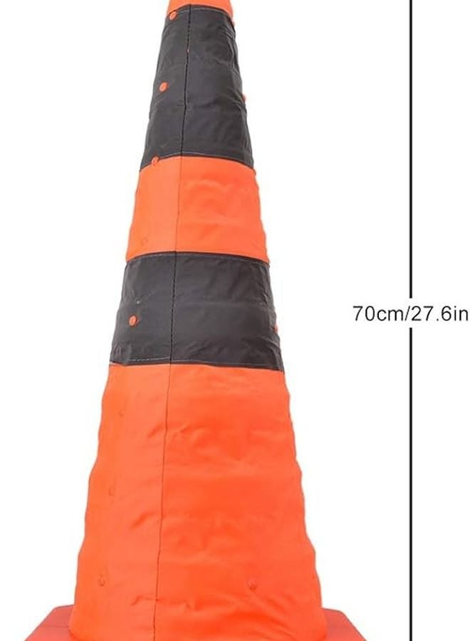 70 سم مخاريط مرورية عاكسة لسلامة الطرق وإدارة حركة المرور - Image 4