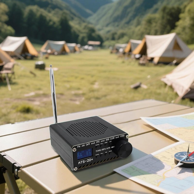 Portable Ats-20 Plus Stereo Receiver, Am Fm Shortwave Radio With Usb, Type-C Charging, Bnc Antenna, For Travel Outdoor And Quality Audio Use - Image 3