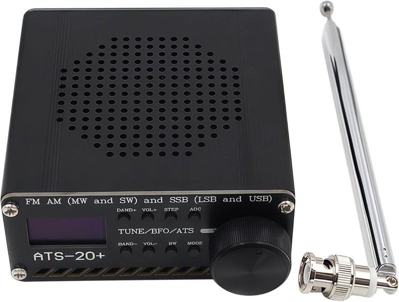 Portable Ats-20 Plus Stereo Receiver, Am Fm Shortwave Radio With Usb, Type-C Charging, Bnc Antenna, For Travel Outdoor And Quality Audio Use - Image 1