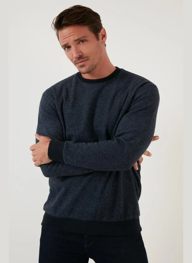 Buratti  Buratti Slim Fit Crew Neck Cotton Sweater Men's SWEATER 456201 for Men | Best Price UAE