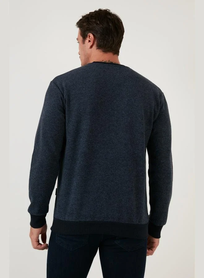 Buratti  Buratti Slim Fit Crew Neck Cotton Sweater Men's SWEATER 456201 for Men | Best Price UAE